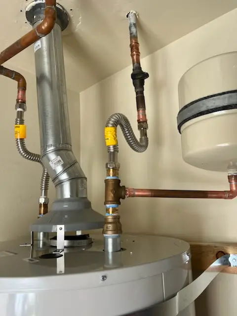 Water heater installation and plumbing repair in Black Hawk